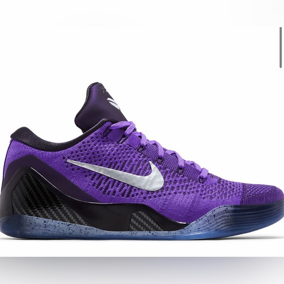 Nike Other - NIKE KOBE IX ELITE LOW PROTRO MOONWALKER HYPER GRAPE New NIB